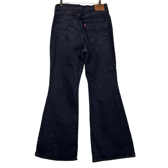 Free People Black Flare & Wide Leg Jeans - Picture 4 of 7